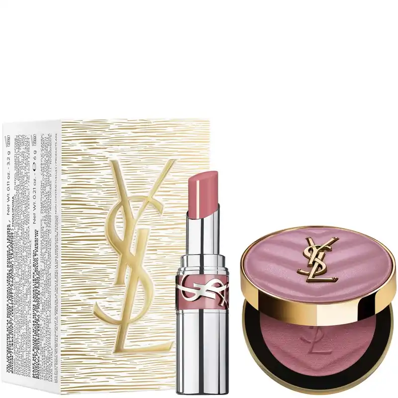 Yves Saint Laurent Make Me Blush Powder 44 & Loveshine lipstick 44 Gift Set Direktkauf