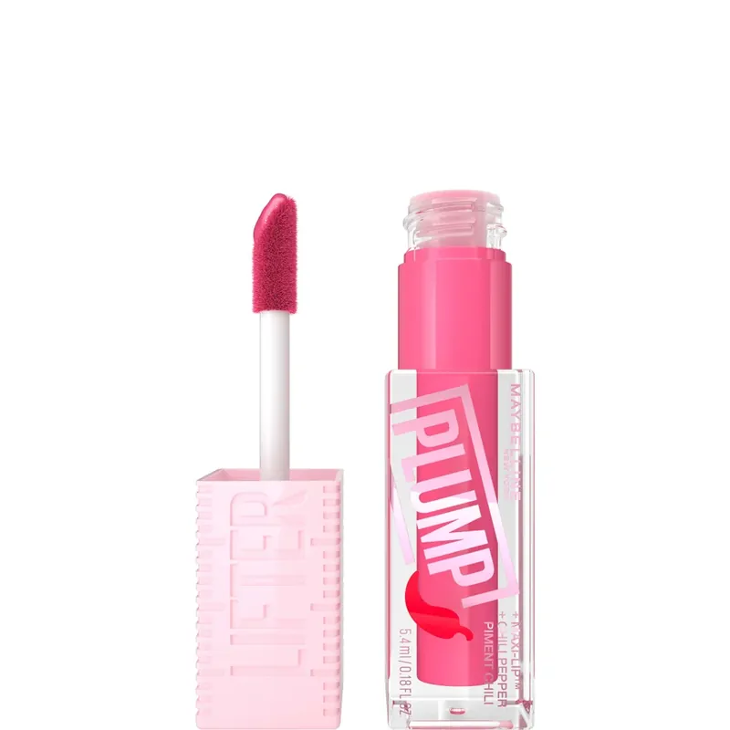 Letzte Chance Maybelline Lifter Gloss Aufpolsterndes Lipgloss Langanhaltende Formel mit Hyaluronsäure & Chillipfeffer (Verschiedene Farbtöne)