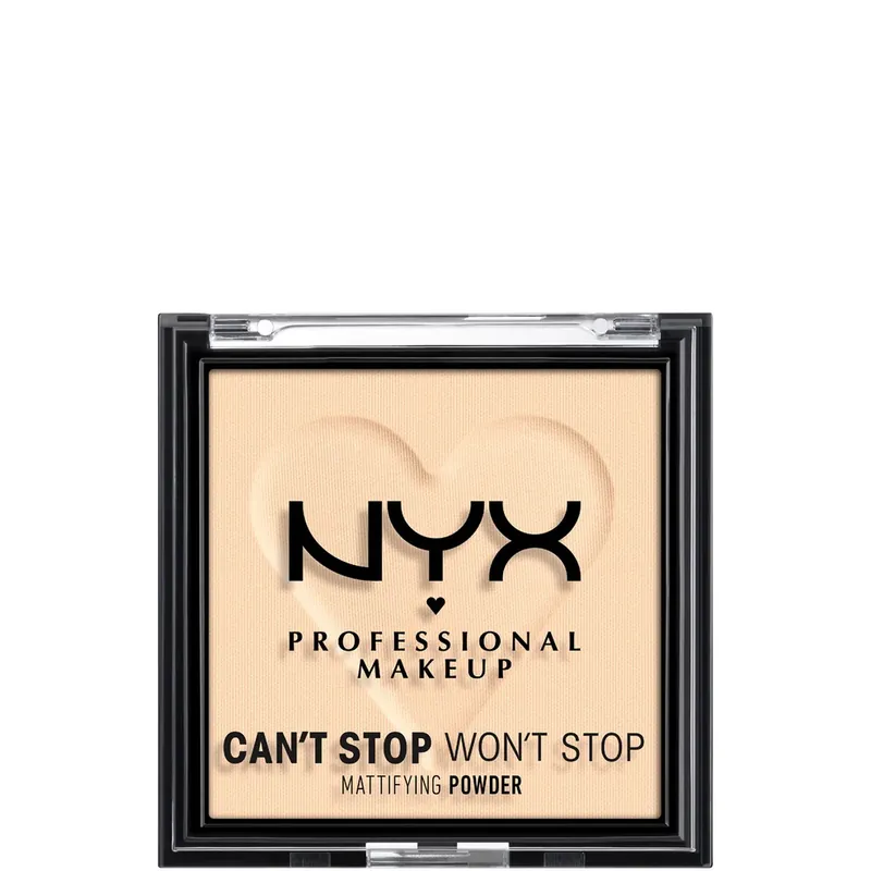 NYX Professional Makeup Can't Stop Won't Stop Mattierendes leichtes Puder 7 g (Verschiedene Farbtöne) Weltweiter Versand