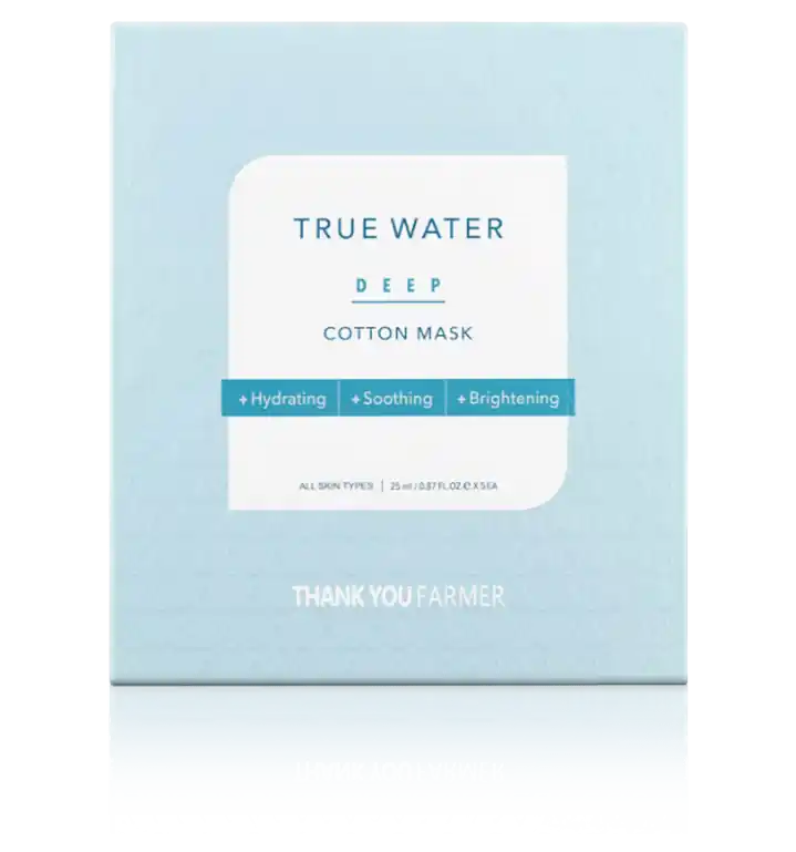Nur Heute THANK YOU FARMER True Water Deep Cotton Mask (1 Stück)