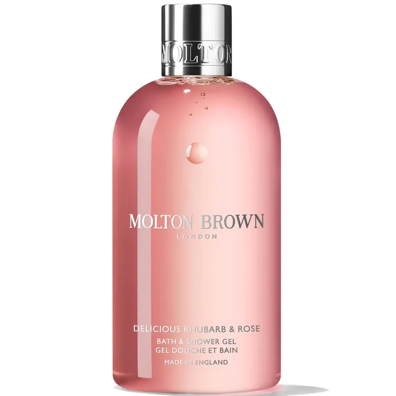 Molton Brown Delicious Rhubarb and Rose Bath and Shower Gel 300ml Kostenloser Versand