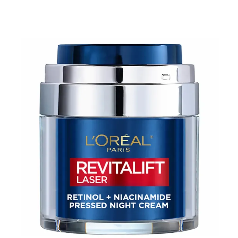 Echt L'Oréal Paris Retinol und Nicotinamid Nachtcreme Revitalift Laser Kompaktcreme 50 ml