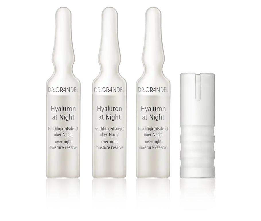 Dr. Grandel Wirkstoff-Ampullen Hyaluron at Night (3 x 3 ml) Kostenloser Rückversand
