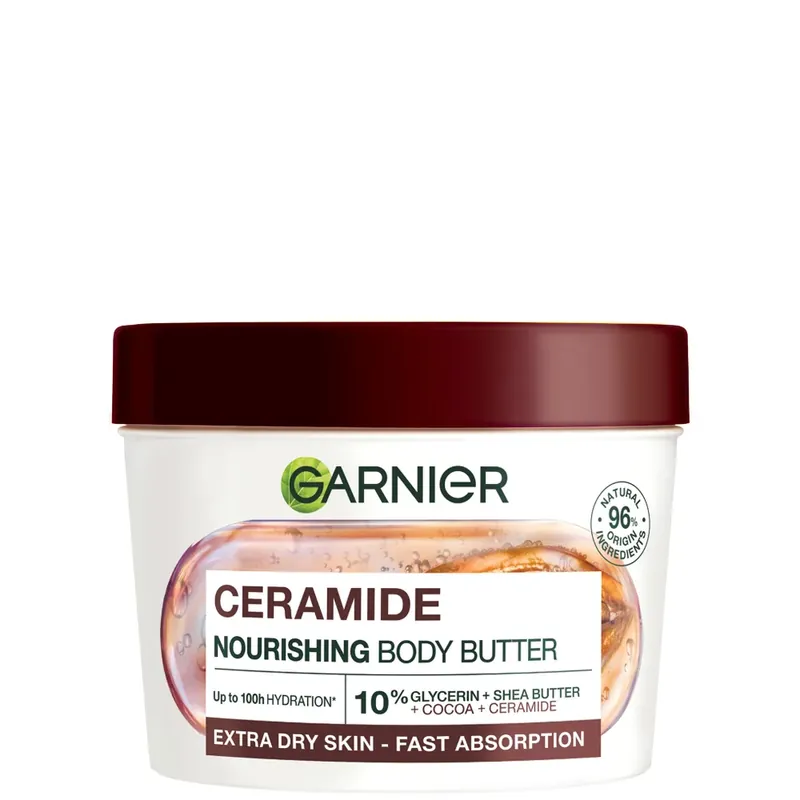 Schneller Versand Garnier Body Superfood, Reparierende Body Butter, Kako und Ceramide, 380 ml