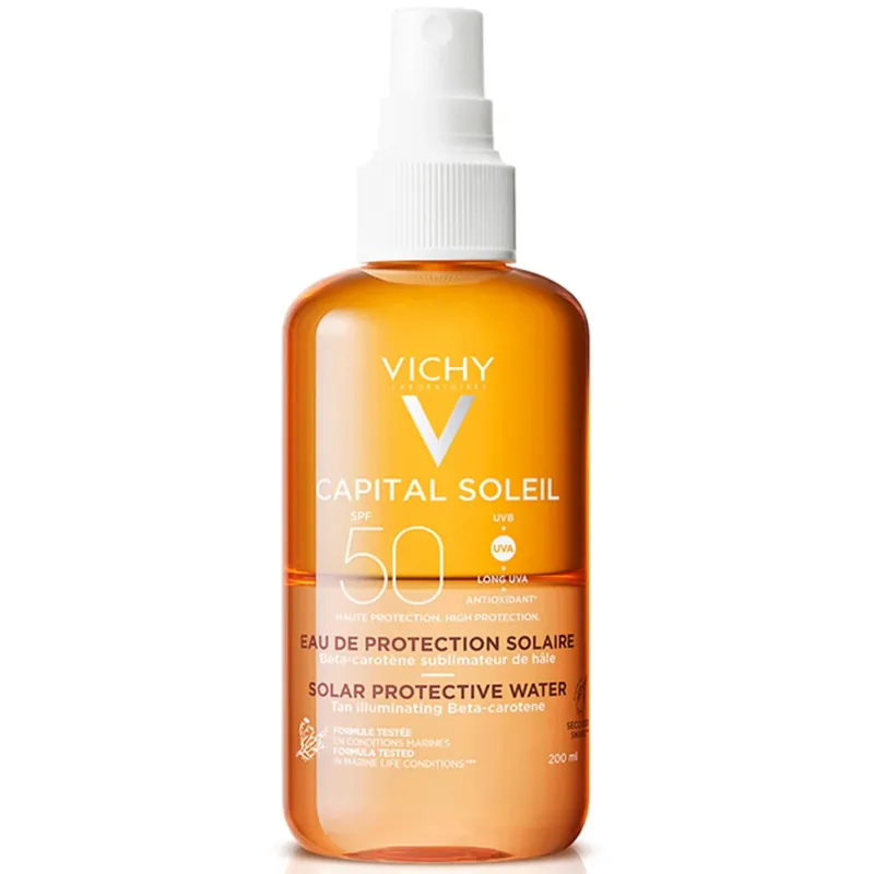 Preisknaller VICHY Capital Soleil Solar Protective Water Bräunungsverstärker LSF 50 200 ml