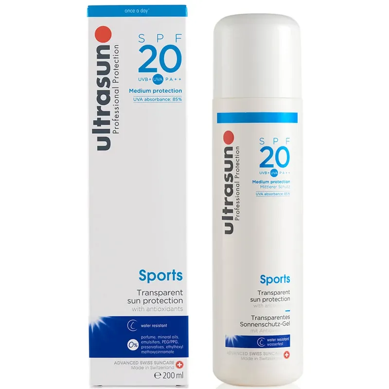 Handgefertigt Ultrasun LSF20 Sports Gel (200 ml)