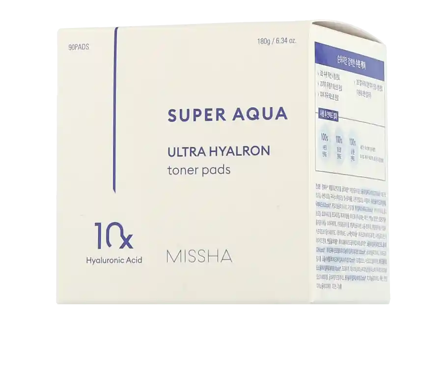 Geprüft Missha Super Aqua Ultra Hyalron Toner Pads (180 g)