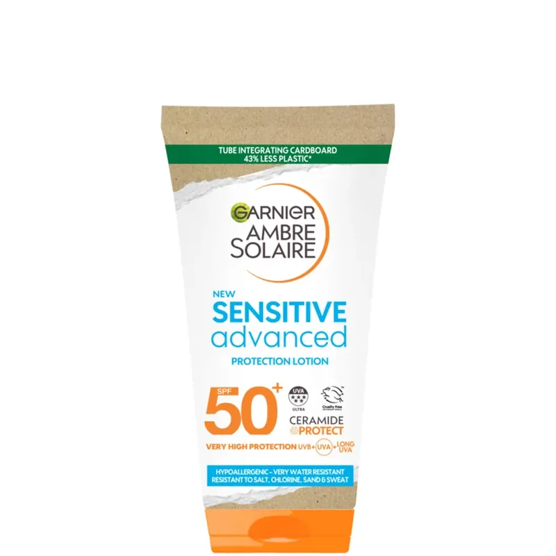 Geprüft Ambre Solaire Mini Hypoallergene Sonnenschutzcreme für Empfindliche Haut LSF 50 50 ml