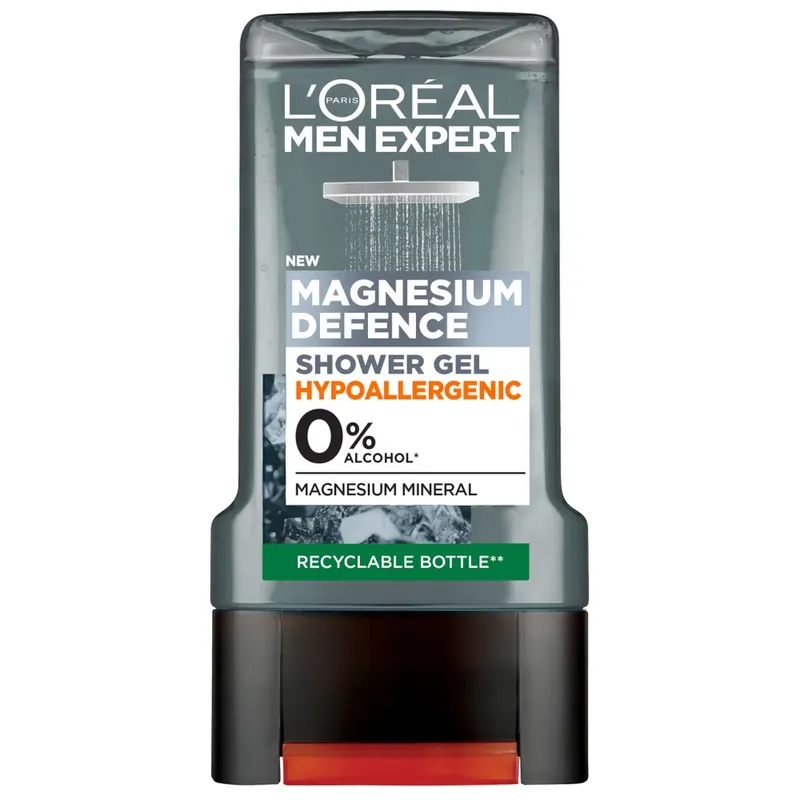 L'Oréal Paris Men Expert Magnesium Defense Hypoallergenes Duschgel für Empfindliche Haut 300 ml Ab Werk