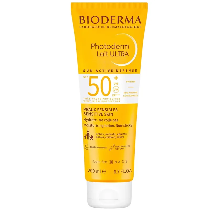 Bioderma Photoderm Lait Ultra LSF 50+ Sonnenschutzmittel mit Sehr Hohem Schutz 200 ml Beliebt