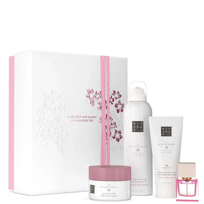 Beliebt RITUALS The Ritual of Sakura Rice Milk & Cherry Blossom Bath & Body Medium Gift Set