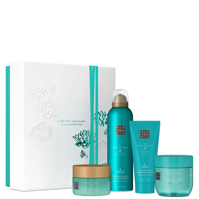 RITUALS The Ritual of Karma Karma Lotus Flower & White Tea Bath & Body Medium Gift Set Neu