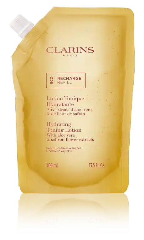 Clarins Nettoyage de Visage Lotion Tonique Hydratante - Recharge (400 ml) Markenprodukt