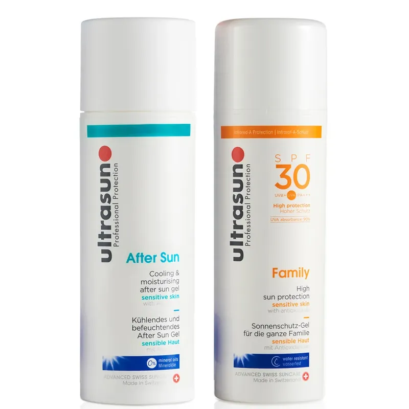 Ultrasun Family LSF 30 - Super Sensitive (150 ml) und Ultrasun Aftersun Kracherpreis