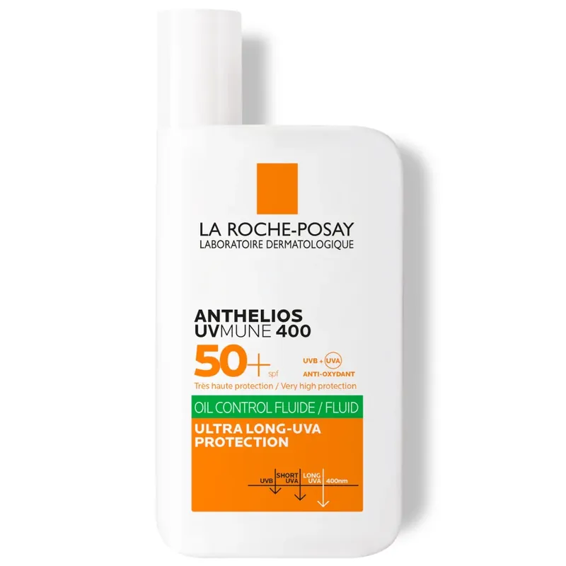 La Roche-Posay Anthelios Oil Control Fluid LSF 50+ für Fettige, zu Unreinheiten Neigende Haut 50 ml Ausverkauf