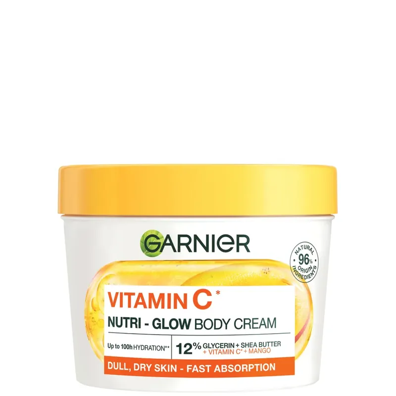 Garnier Body Superfood Nutri Glow Körpercreme Vitamin C und Mango 380 ml Hochwertig