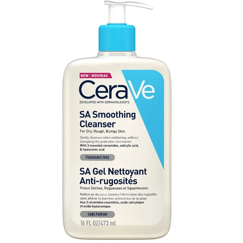 CeraVe SA Smoothing Cleanser with Salicylic Acid for Dry, Rough & Bumpy Skin 473ml Schnäppchen