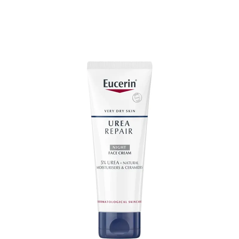 Heißes Angebot Eucerin® Dry Skin rückfettende Face- Creme 5% Urea mit Lactat (50 ml)