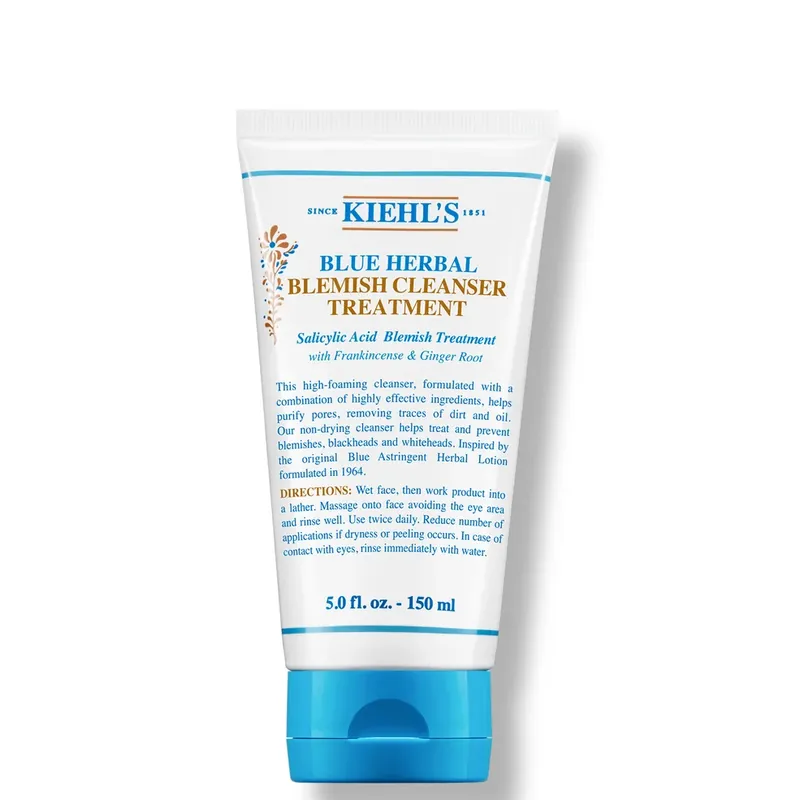 Letzte Chance Kiehl's Blue Herbal Blemish Cleanser Treatment 150ml