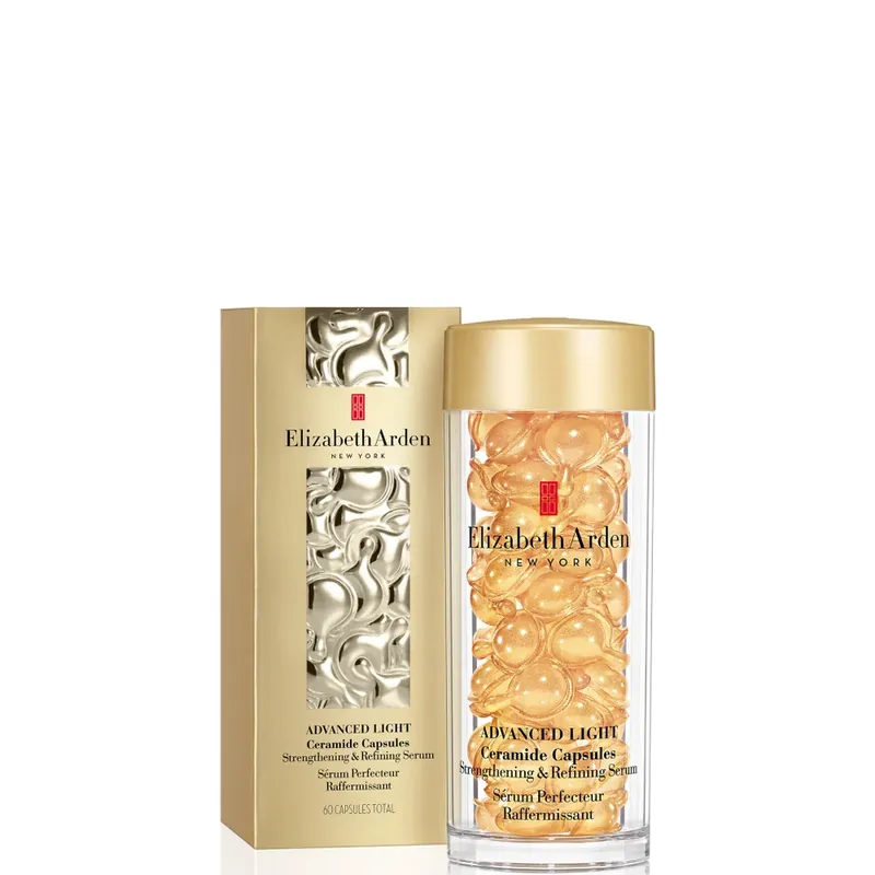 Garantierte Lieferung Elizabeth Arden Advanced Light Ceramide-Kapseln Stärkendes und Verfeinerndes Serum (60 Kapseln)