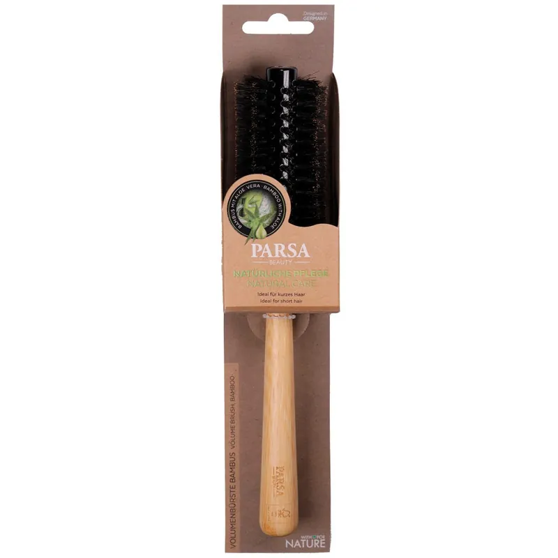 PARSA Beauty Profi FSC Holz Rundbürste mit Wildschweinborsten 15 mm Limited Edition