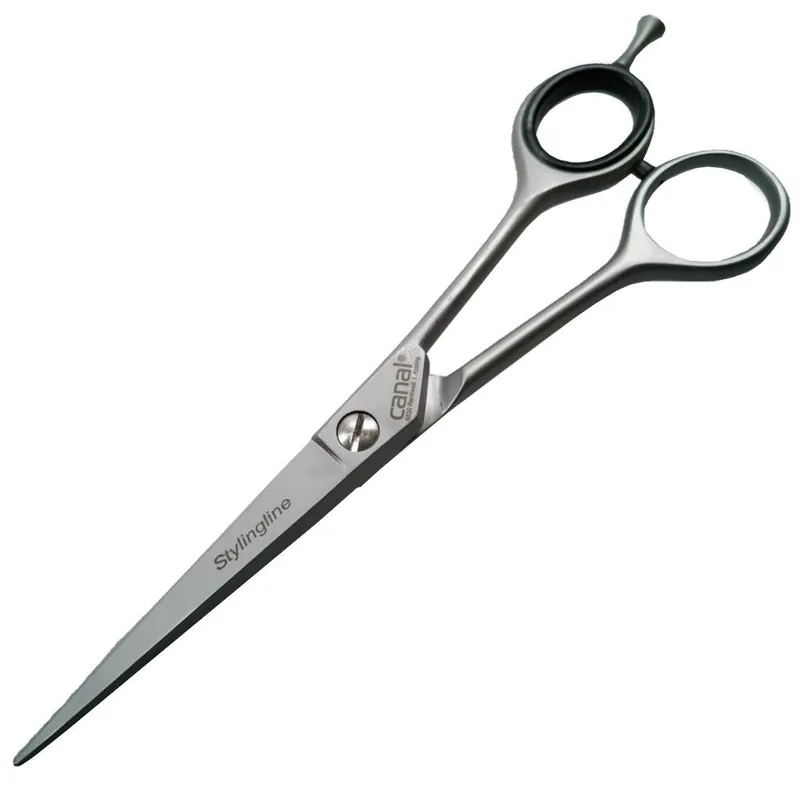 Kracherpreis Canal Haarschere mit Haken und Mikroverzahnung rostfrei 165 mm