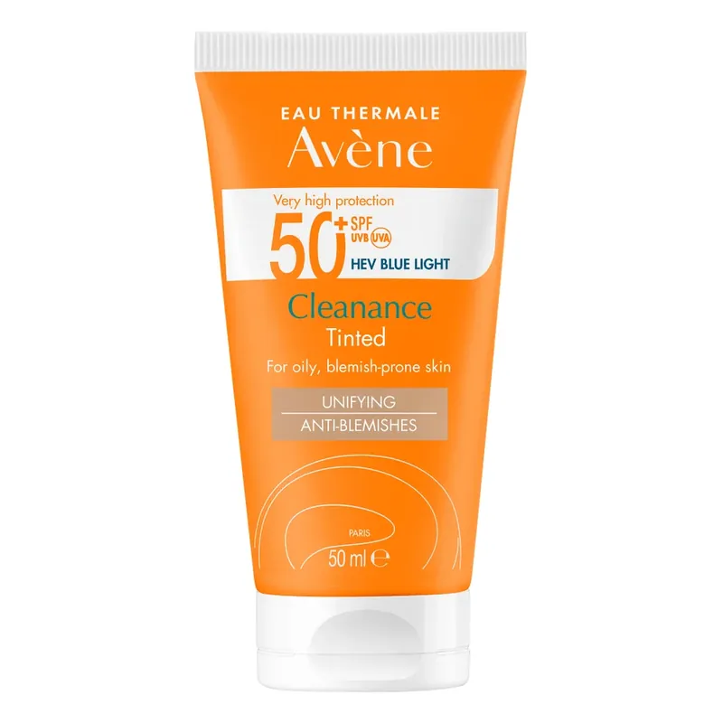 Billig Avène Very High Protection Cleanance Tinted SPF50+ Sun Cream for Blemish-Prone Skin 50ml