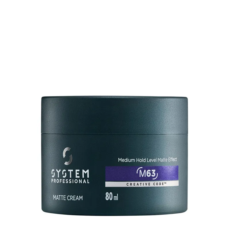 System Professional M63 System Man Matte Haarcreme für Männer 80 ml Premium