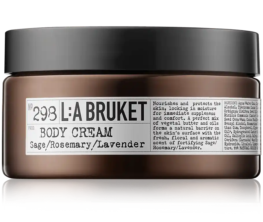 L:A BRUKET Body Care 298 Body Cream Sage/Rosemary/Lavender (200 g) Bestseller