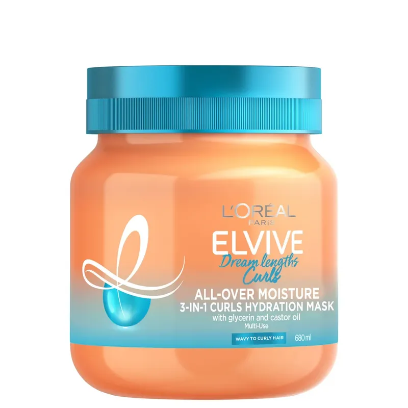 L'Oréal Paris Elvive Dream Lengths 3-in-1-Locken-Feuchtigkeitsmaske 200 ml Kostenfreie Lieferung