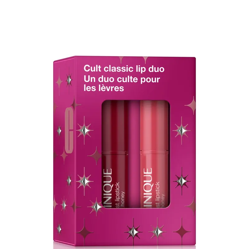 Clinique Cult Classic Lip Duo: Almost Lipstick Honey Gift Set Kostenfreie Lieferung