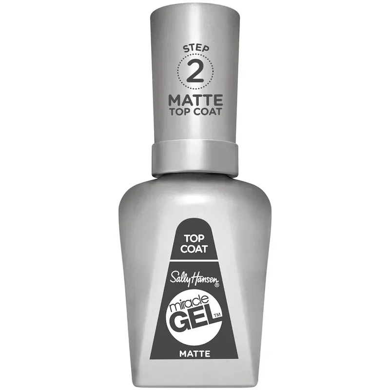 Sally Hansen Miracle Gel Nail Varnish - Matte Top Coat Nur Für Kurze Zeit