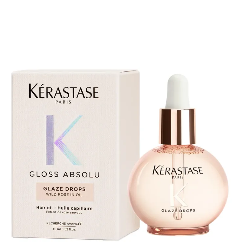 Kérastase Gloss Absolu Glaze Drops Hair Oil with Wild Rose 45ml Preisreduziert