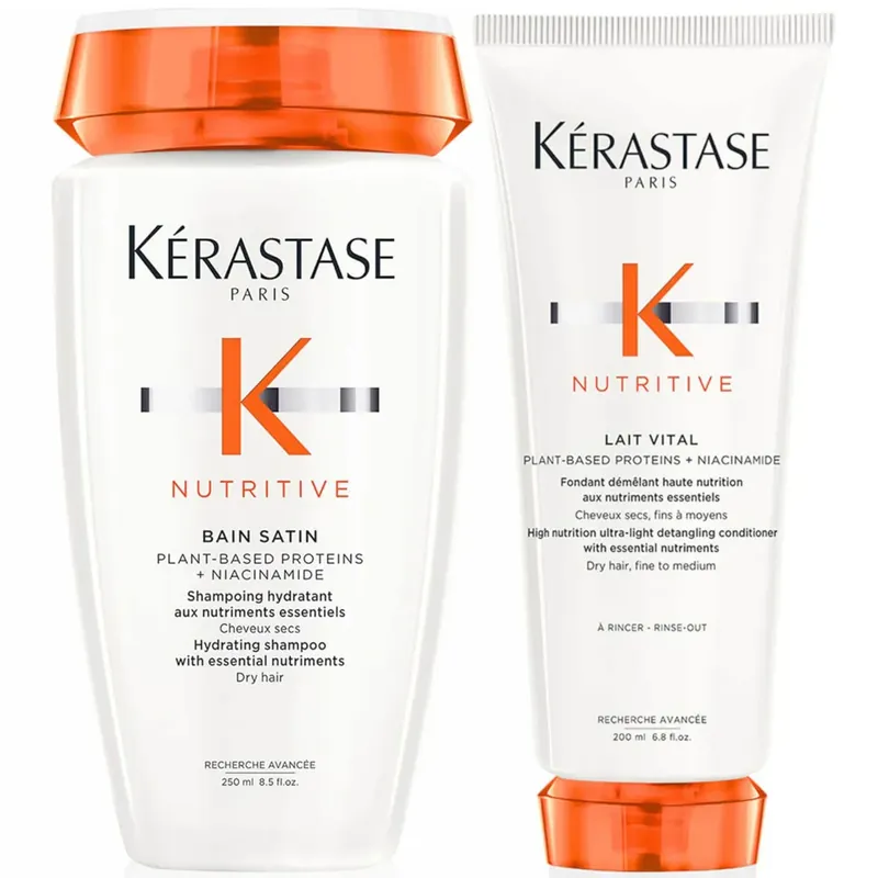 Neu Im Sortiment Kérastase Nutritive Nourish and Hydrate Shampoo and Conditioner Duo for Fine-Medium Dry Hair