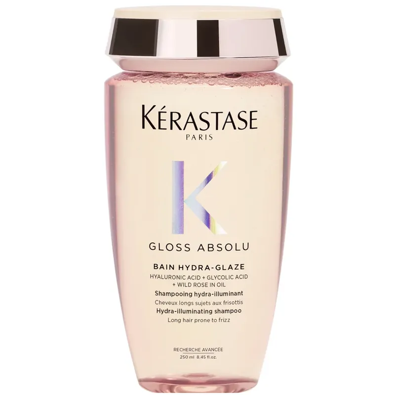 Kérastase Gloss Absolu Shampoo with Glycolic Acid, Hyaluronic Acid and Wild Rose in Oil 250ml Handgefertigt