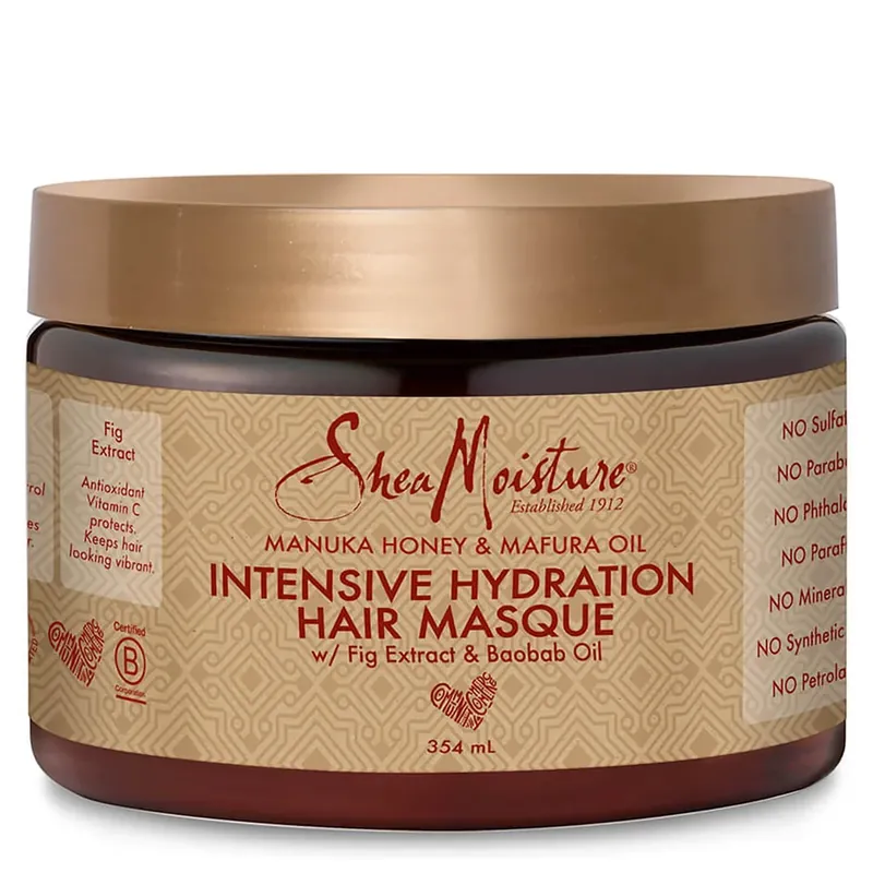 Limited Edition Shea Moisture Manuka Honey & Mafura Oil Intensive Feuchtigkeitshaarmaske 354 ml