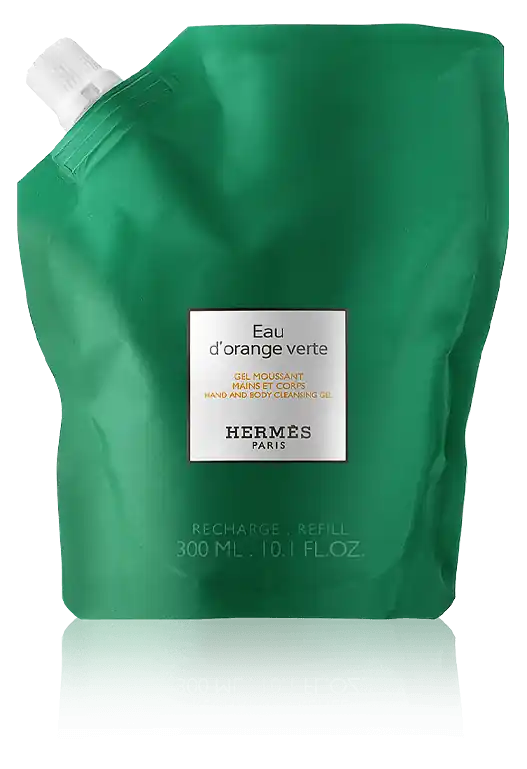 Geld-Zurück-Garantie Hermès Eau d'Orange Verte Hand and Body Cleansing Gel (Nachfüllung) (300 ml)