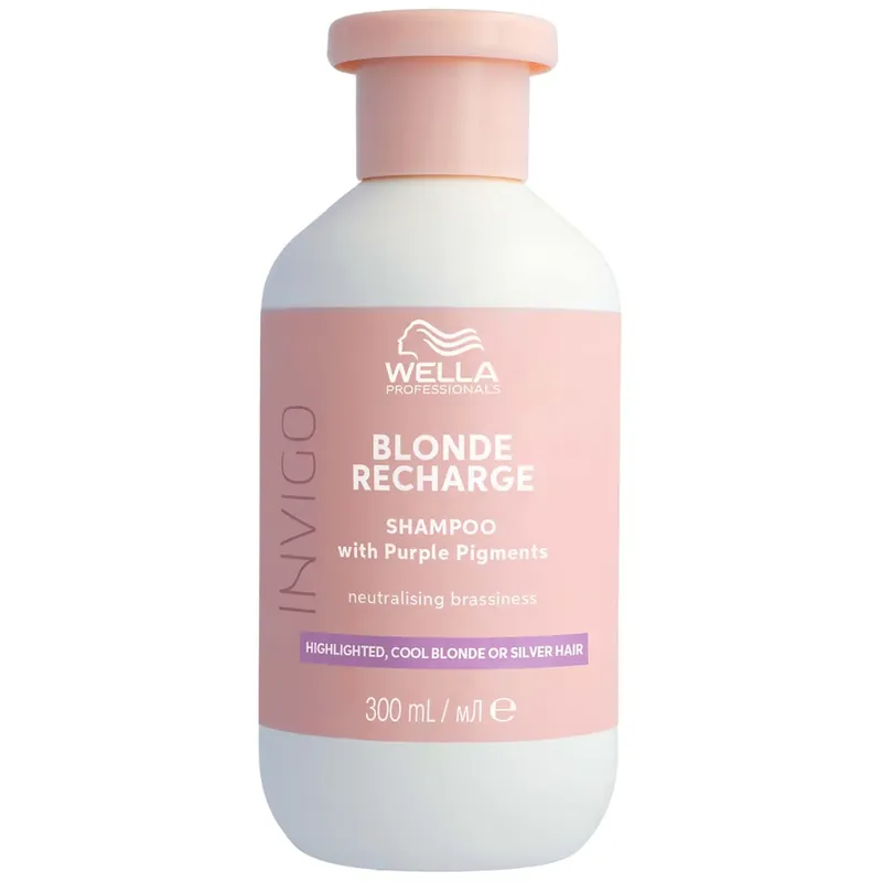 Wella Professionals Care Invigo Blonde Recharge Colour Erfrischendes Shampoo Cool Blonde 300 ml Solange Der Vorrat Reicht