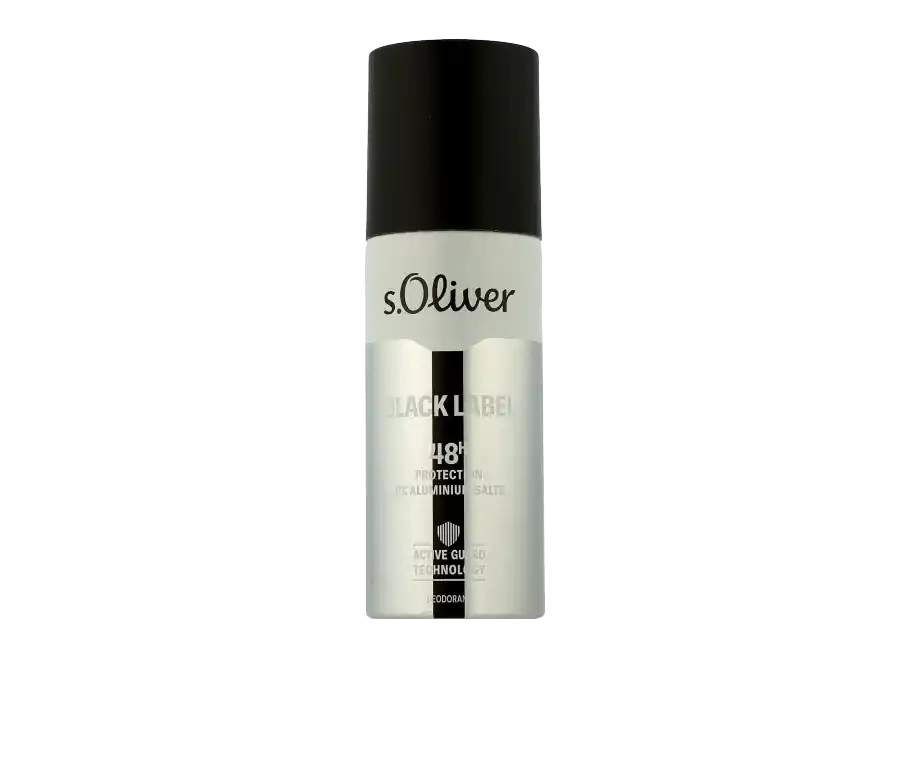 s.Oliver Black Label Men 48H Protection Doedorant Spray (150 ml) Geld-Zurück-Garantie