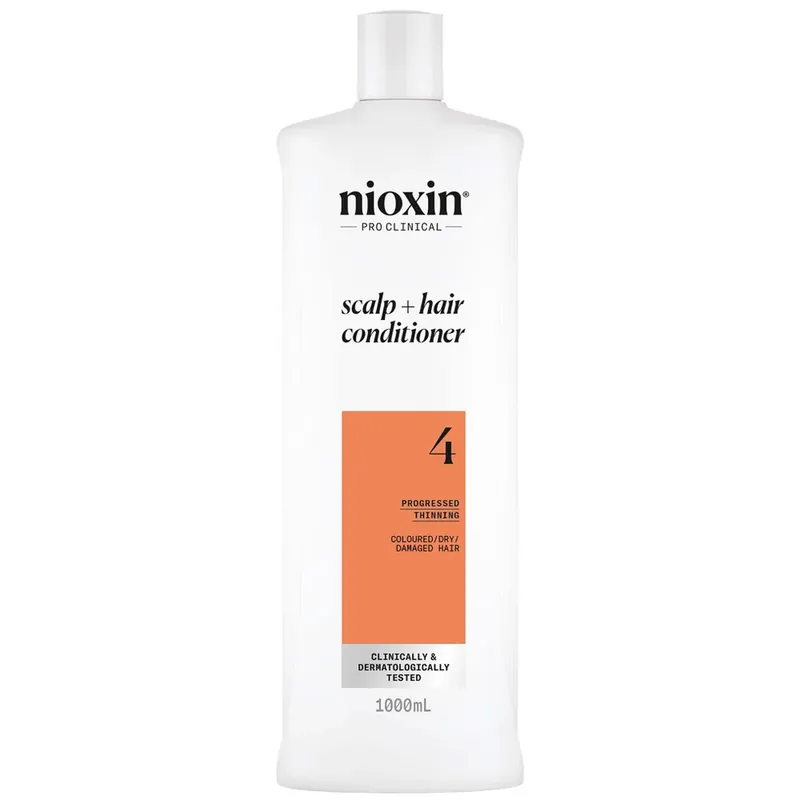 Bestseller NIOXIN Scalp and Hair Thickening System 4 Conditioner for Coloured Dry and Damaged Hair with Progressed Thinning 1L