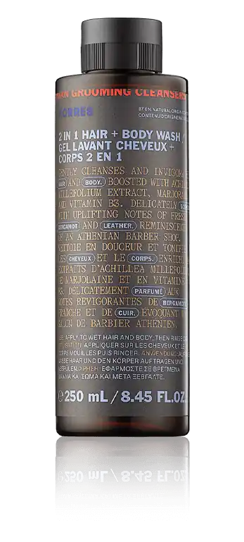 Korres Athenian Grooming 2 in 1 Hair + Body Wash (250 ml) Markenprodukt