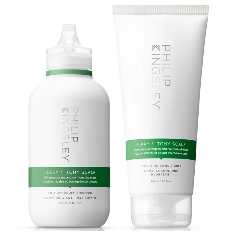 Super-Preis Philip Kingsley Shampoo 250 ml und Spülung 200 ml Duo für schuppige/juckende Kopfhaut
