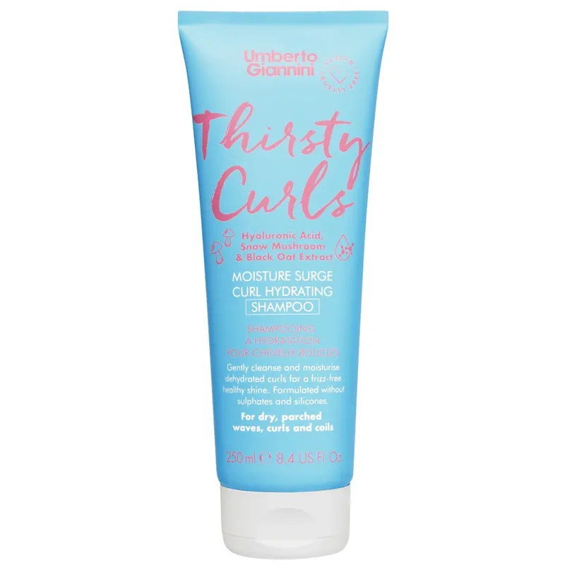 Umberto Giannini Thirsty Curls Moisture Surge Feuchtigkeitsspendendes Lockenshampoo 250 ml Aktuell