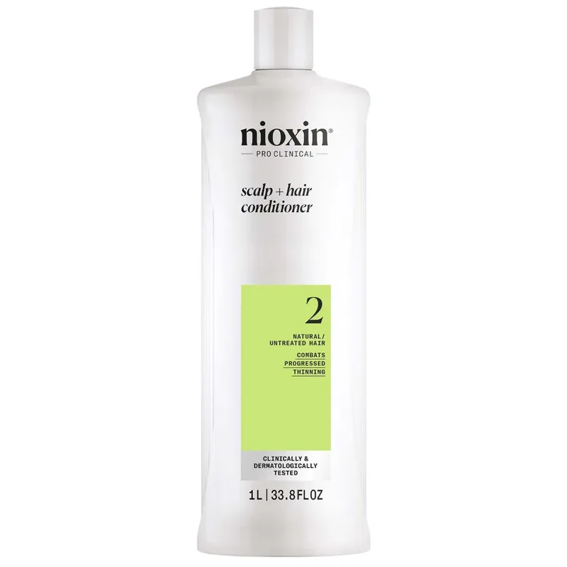 Sichere Zahlung NIOXIN Scalp and Hair Thickening System 2 Conditioner for Natural Hair with Progressed Thinning 1L