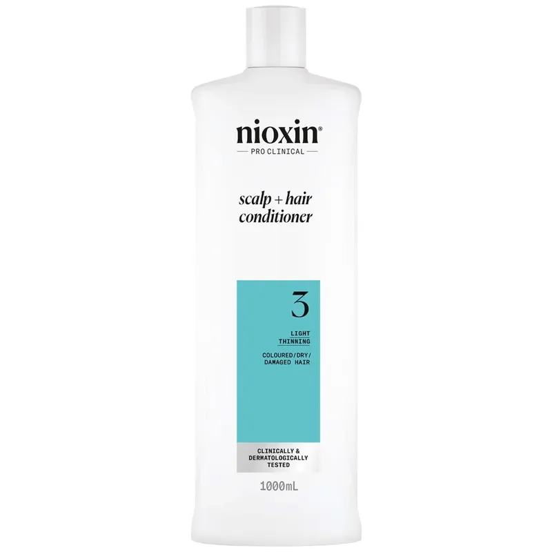 NIOXIN Scalp and Hair Thickening System 3 Conditioner for Coloured Dry and Damaged Hair with Light Thinning 1L Preiswert