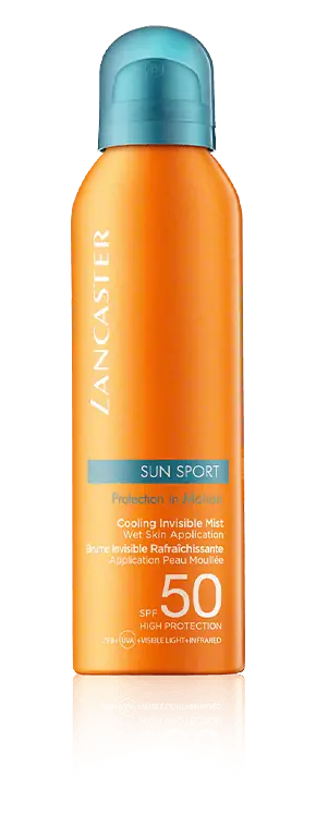 Aktuell Lancaster Sun Sport Cooling Invisible Body Mist Wet Skin Application SPF 50 (200 ml)