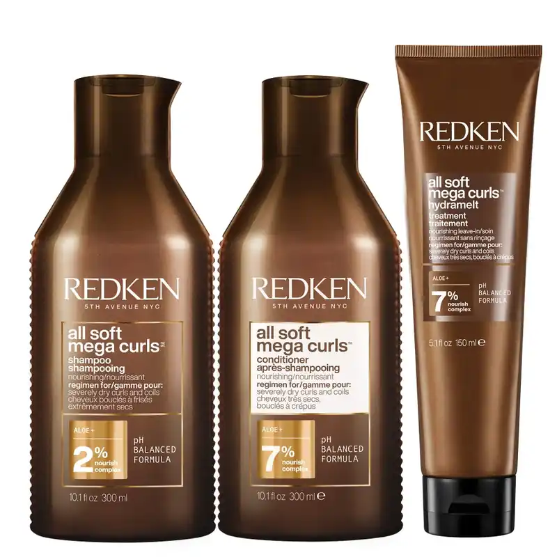 Jetzt Bestellen Redken All Soft Mega Curl Intense Hydrating and Nourishing Routine Set for Curly and Coily Hair