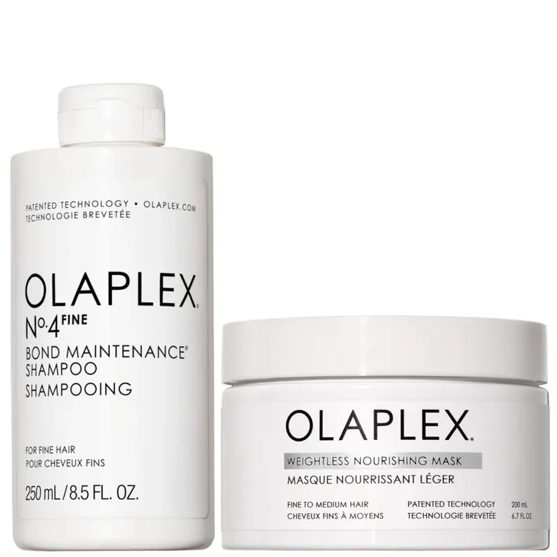Olaplex No.4 Fine Shampoo & Weightless Nourishing Mask Duo Direktkauf