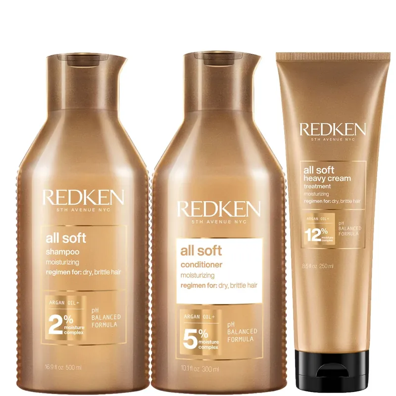 Redken All Soft Pflege Trio für dickes Haar (3 Produkte) Nur Heute