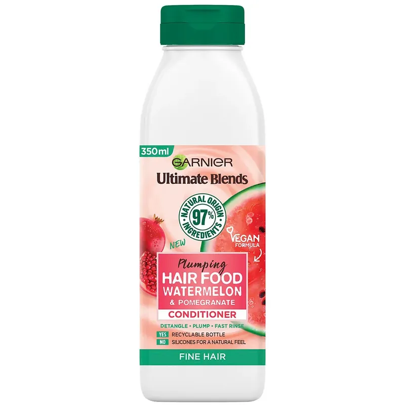 Neuheit Garnier Ultimate Blends Plumping Hair Food Wassermelonen-Spülung 350 ml